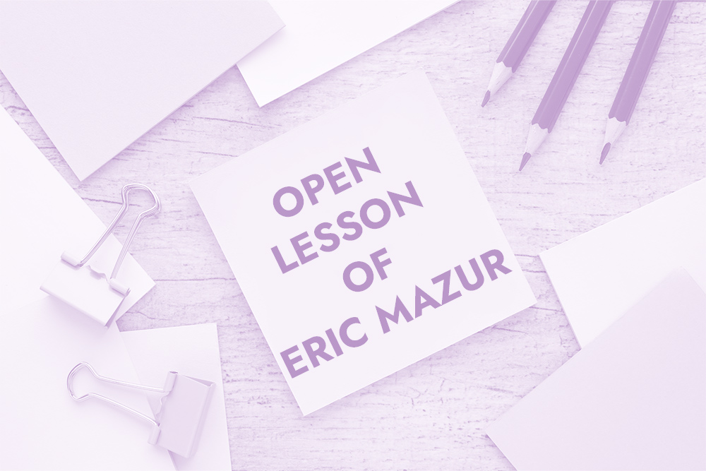 Eric Mazur - A lesson of the future: Confessions of a converted lecturer